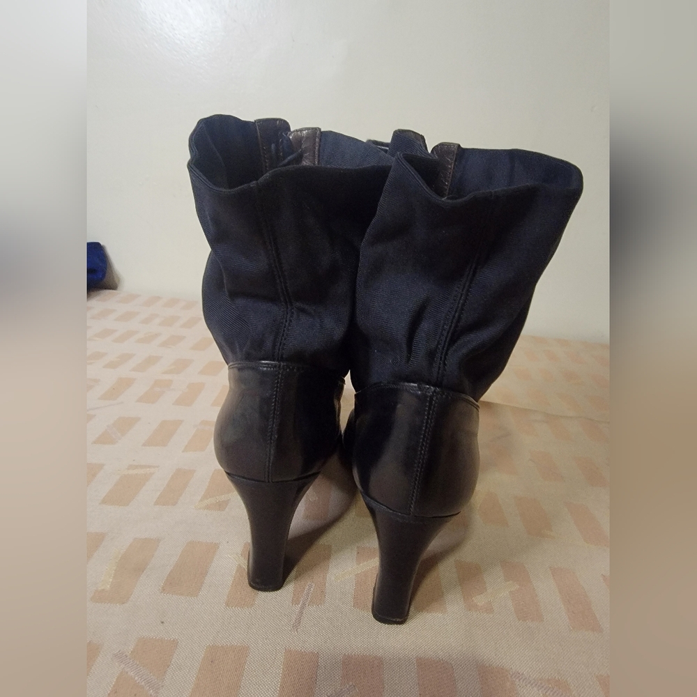 Armando Pollini Vintage Victorian Style Leather lace-up ankle booties - Picture 6 of 8